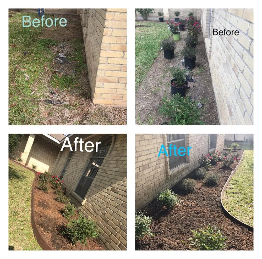 Custom lawn mowing service for residential properties in College Station, TX by The Pines Lawn Care