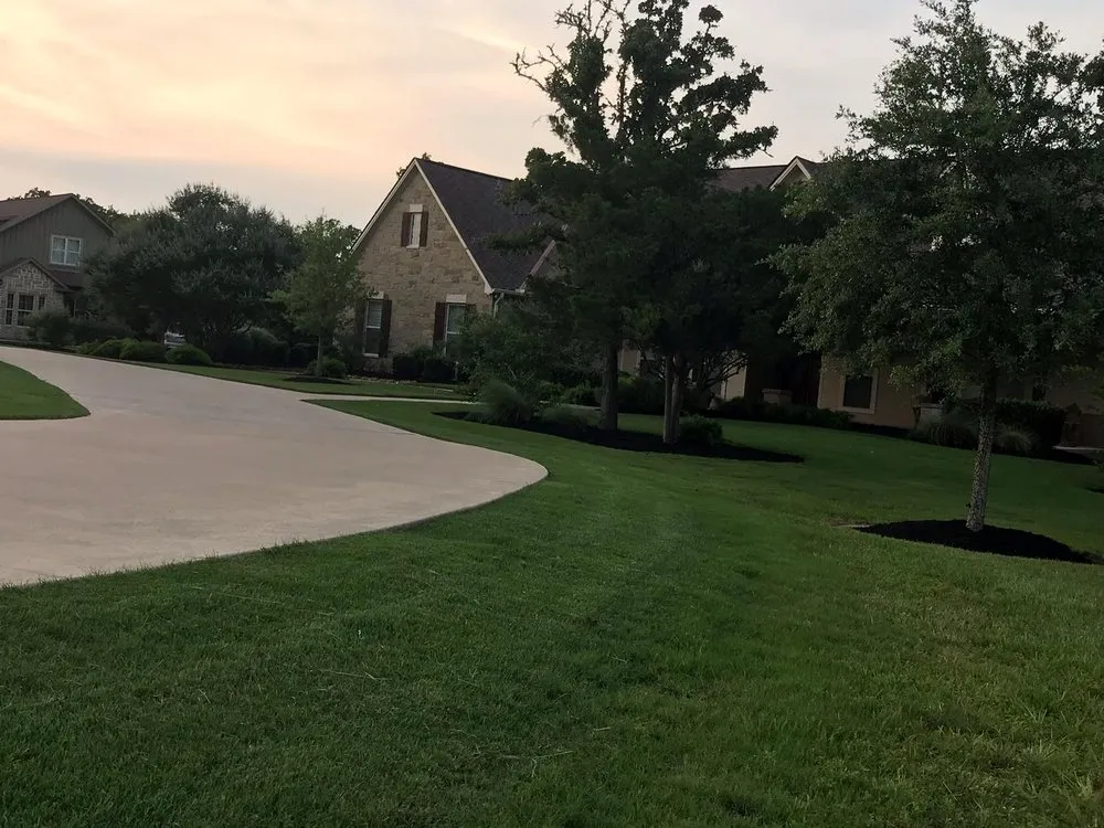 Local lawn mowing service with custom design across College Station, TX - The Pines Lawn Care