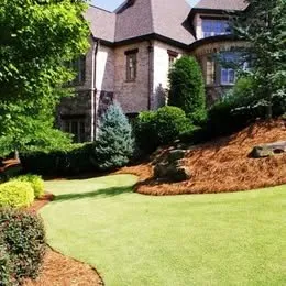 Custom lawn care service in Marietta, GA by The Pinestraw King