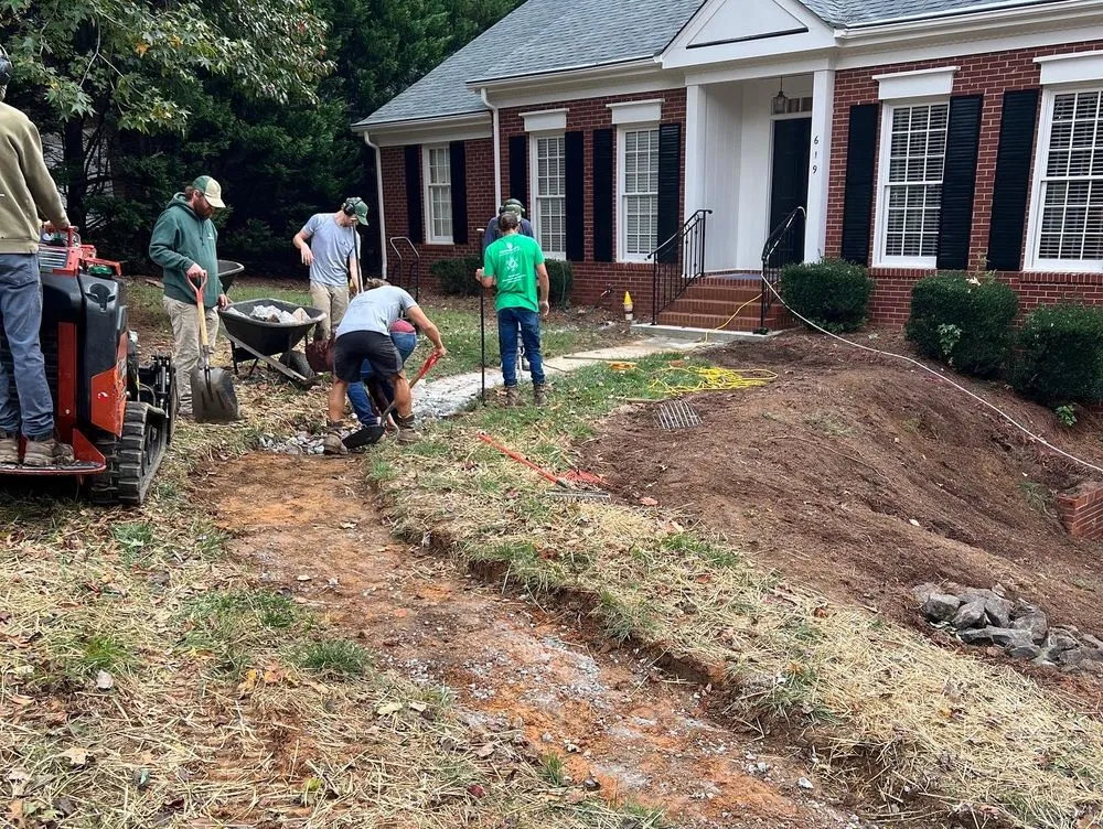 Custom garden landscaping in Charlotte, NC - The Plant Guys