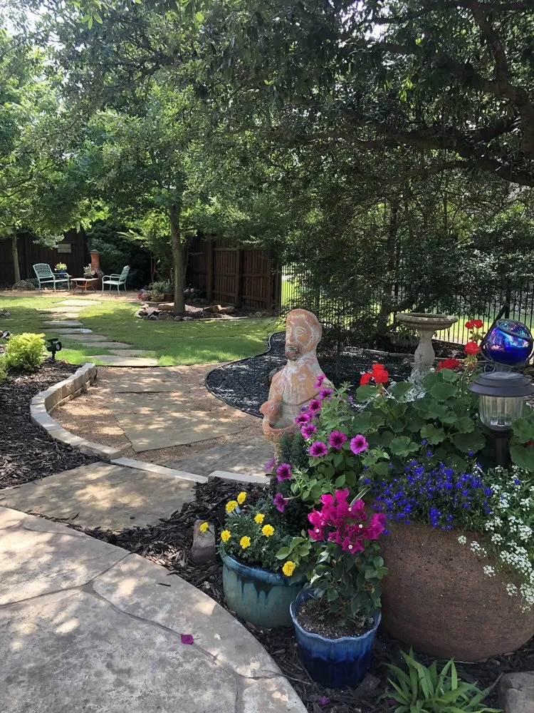 Custom outdoor landscaping in Wylie, TX - The Planted Stone Landscaping