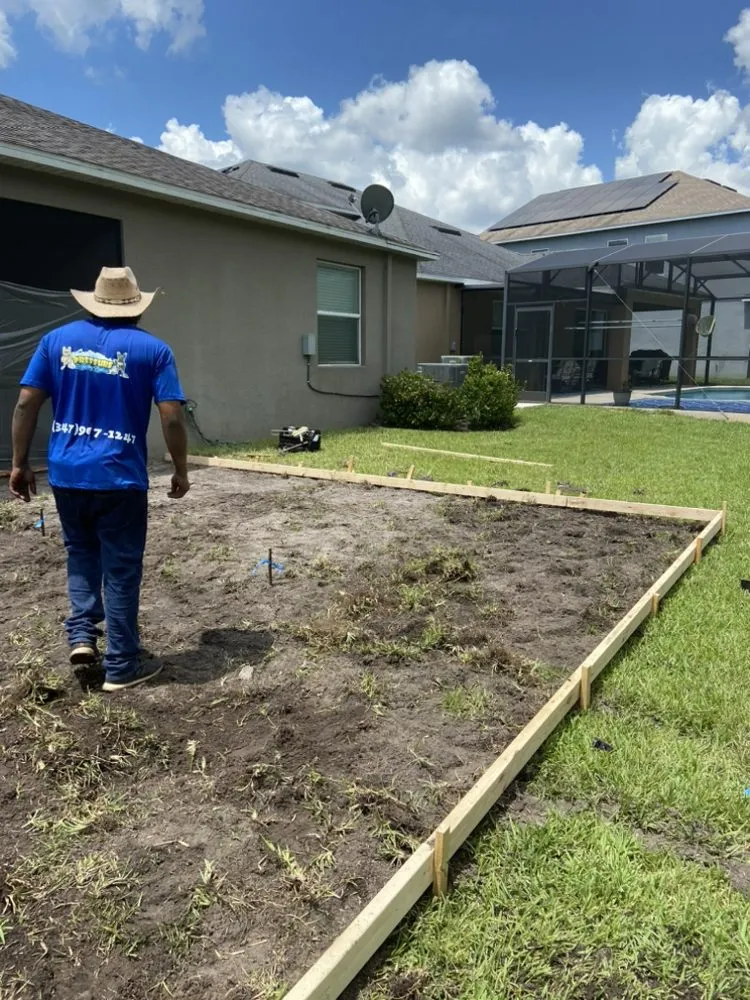 Professional landscape installation for year-round maintenance in Kissimmee, FL by The Pressure Washing Brothers
