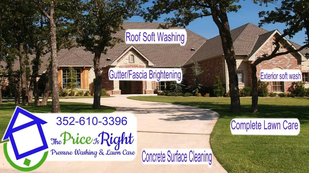 Professional residential landscaping experts serving Crystal River, FL - The Price Is Right Pressure Washing & Lawn Care Service