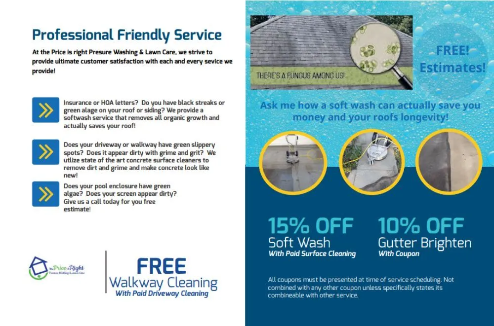 Professional lawn mowing service in Crystal River, FL by The Price Is Right Pressure Washing & Lawn Care Service