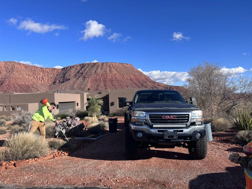 Reliable yard cleanup service for homes in St. George, UT by The Promise Land Landscaping