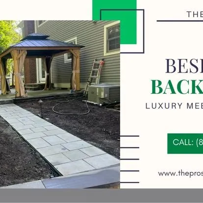 Expert garden landscaping with custom design in Lynn, MA by The Pros