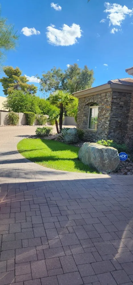 Local lawn mowing service for homes in Phoenix, AZ by The Ramirez Group Lawn Care