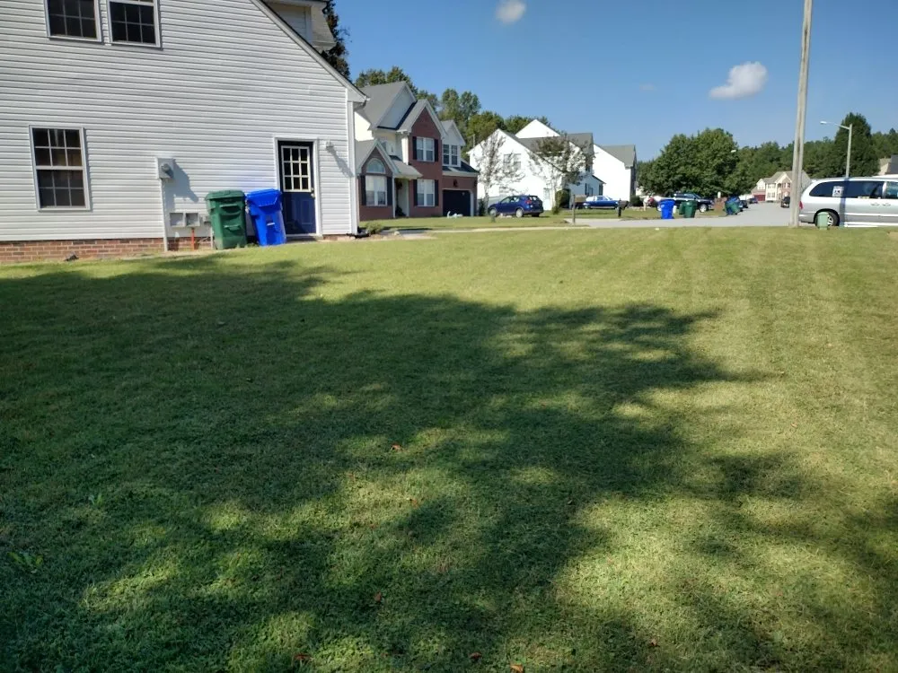 Custom outdoor landscaping in Hampton, VA by The Real Deal Quality Services