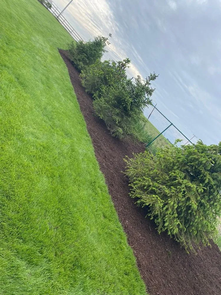 Custom yard cleanup service for homes in Joliet, IL by The Red Flowers Landscaping