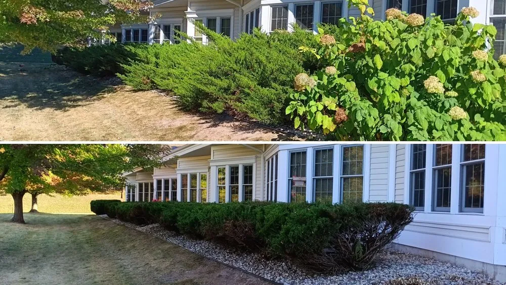 Professional residential landscaping with custom design in Sheboygan, WI by The Right Guys Lawn and Snow