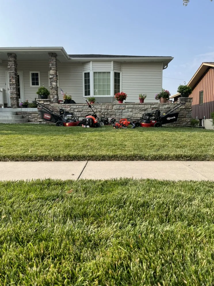 Affordable outdoor landscaping experts serving Lincoln, NE - The Right Stripes Lawn Care & Snow Removal