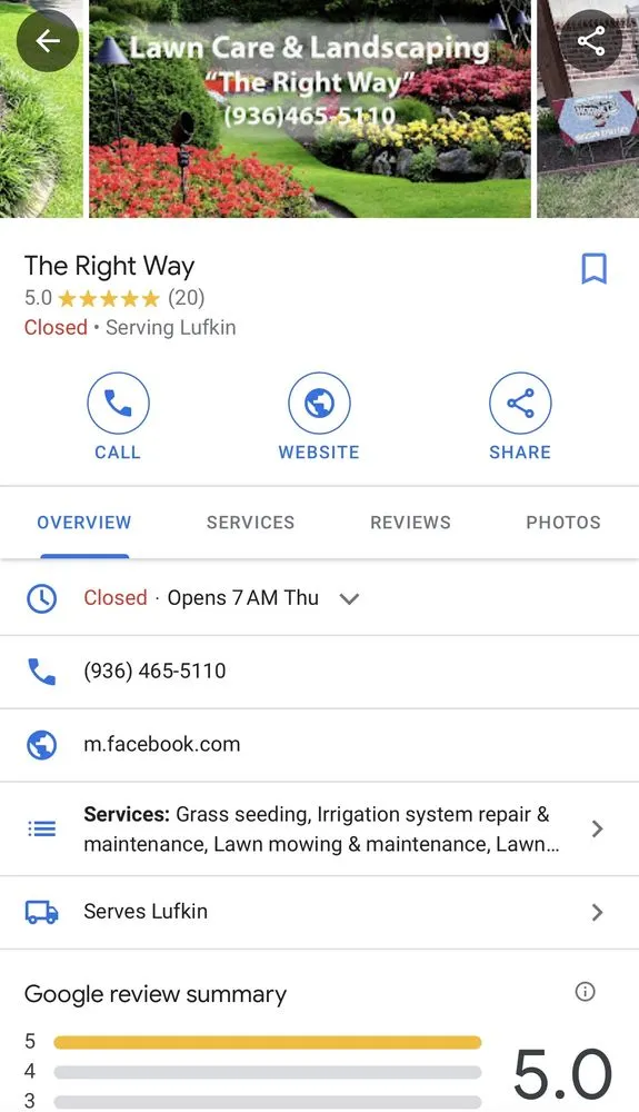 Top-rated lawn mowing service with custom design across Lufkin, TX - The Right Way