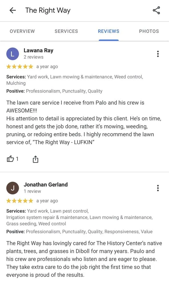 Expert outdoor landscaping experts serving Lufkin, TX - The Right Way