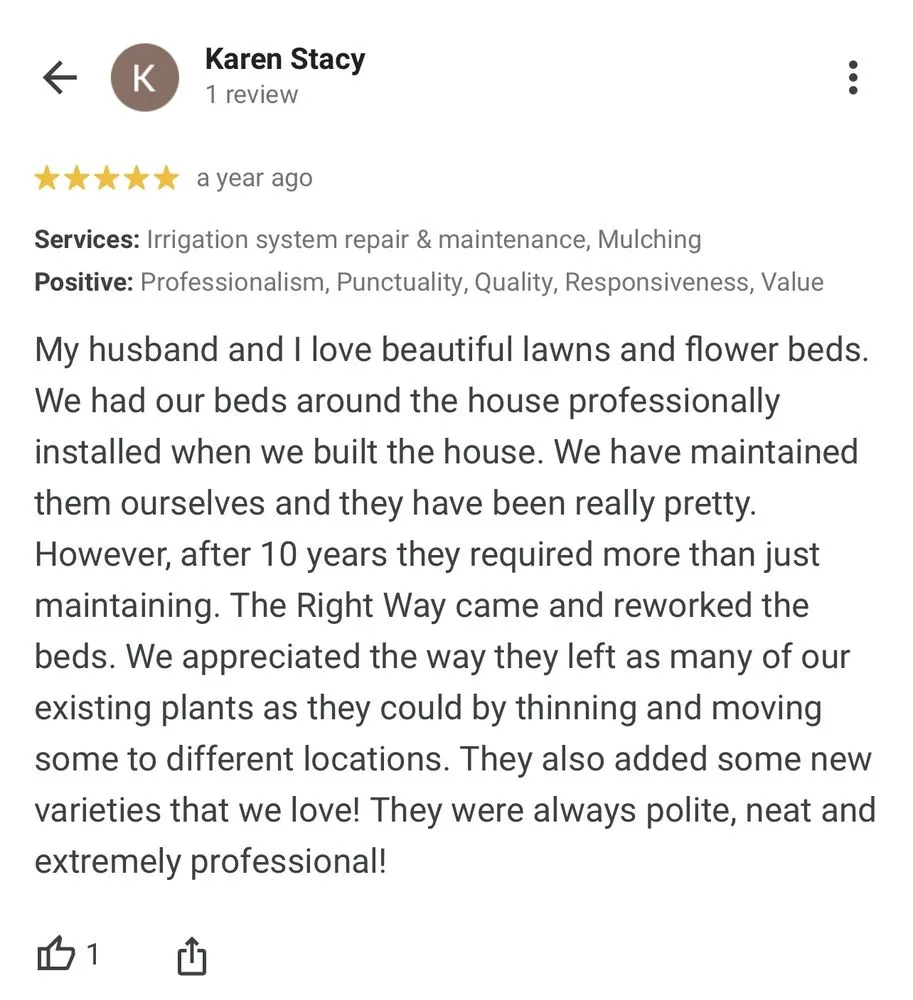 Local landscaping services for residential properties across Lufkin, TX - The Right Way