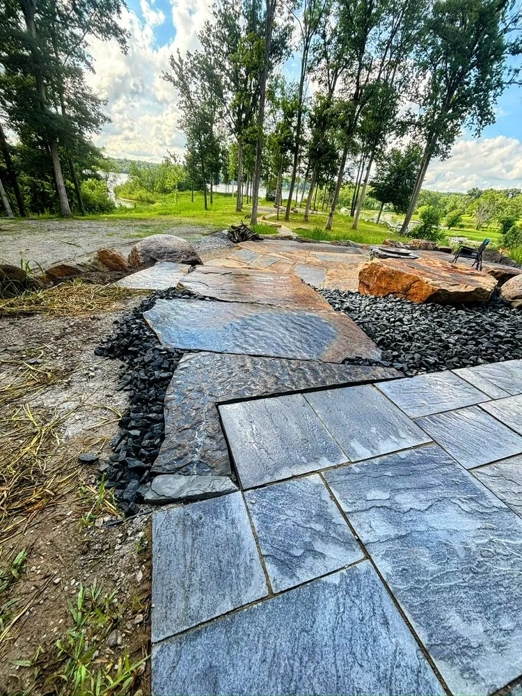 Affordable landscape installation for beautiful yards across Terre Haute, IN - The Rock Spot