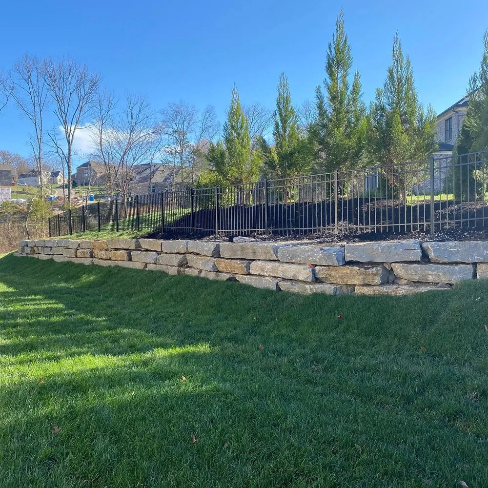 Custom landscape installation for beautiful yards across Terre Haute, IN - The Rock Spot