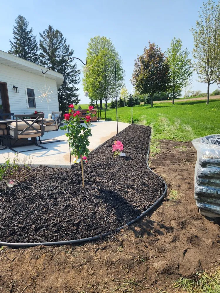 Local residential landscaping for homes in Spring Valley, MN by The Rustic Rose Lawn and Landscape