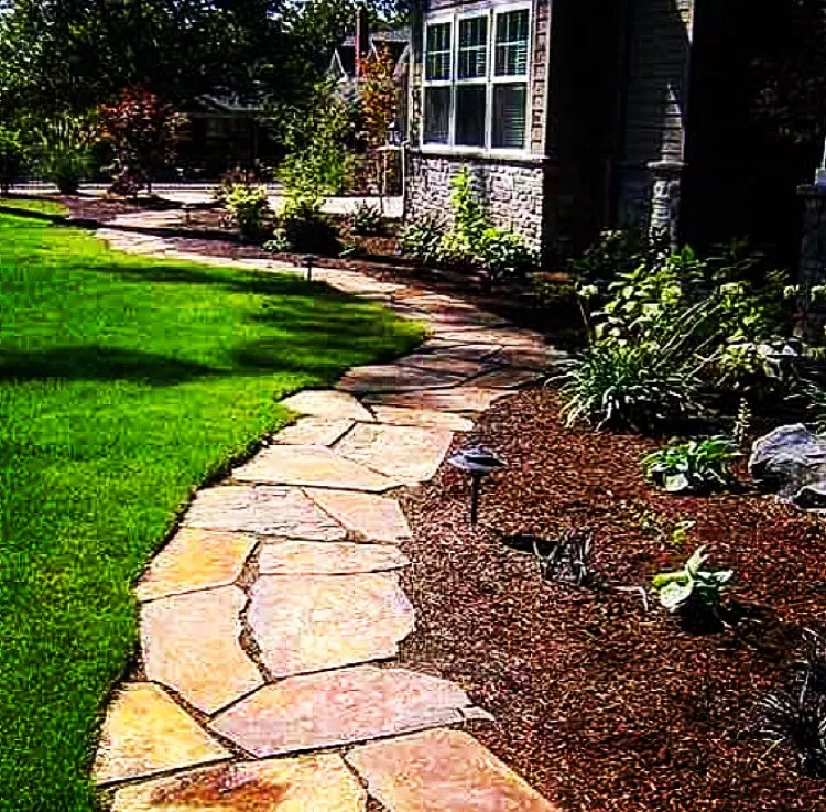 Custom garden landscaping in Waterford, CT - The Shoreline Guys