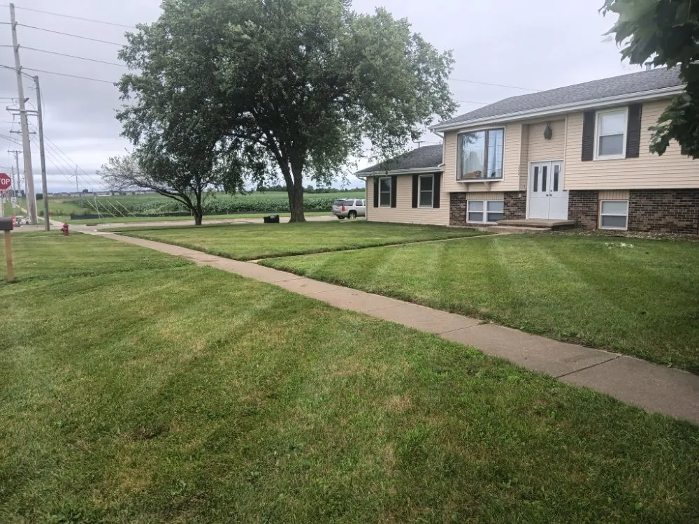 Custom landscape installation near you across Bloomington, IL - The Sod Father