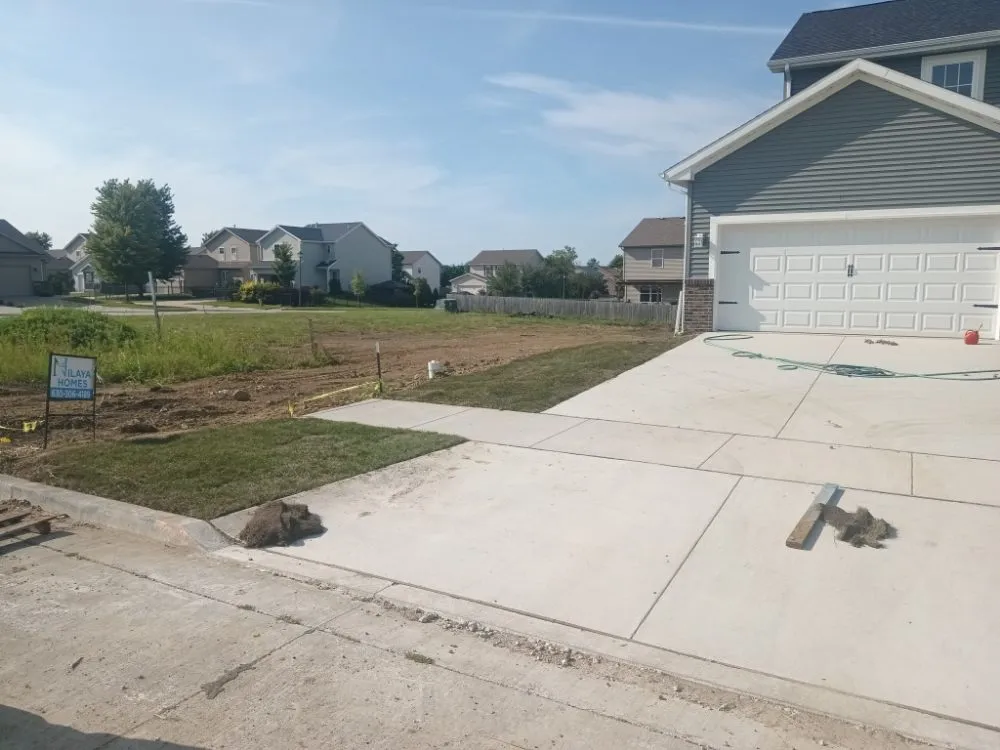 Affordable landscape installation in Bloomington, IL by The Sod Father