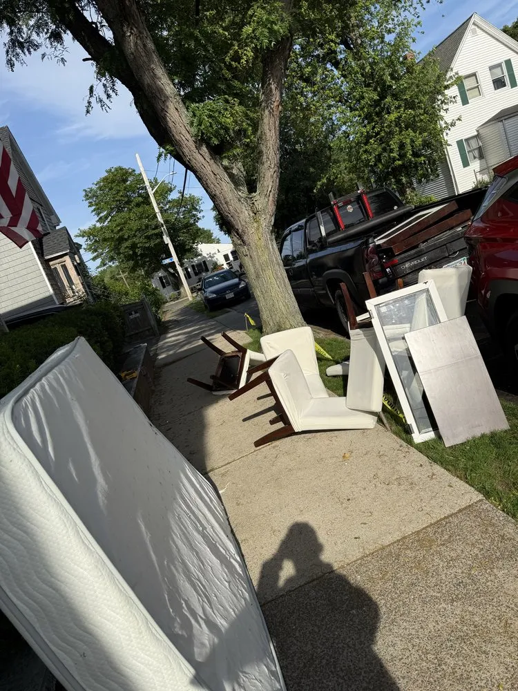 Custom outdoor landscaping in Lynn, MA by The Spot Services