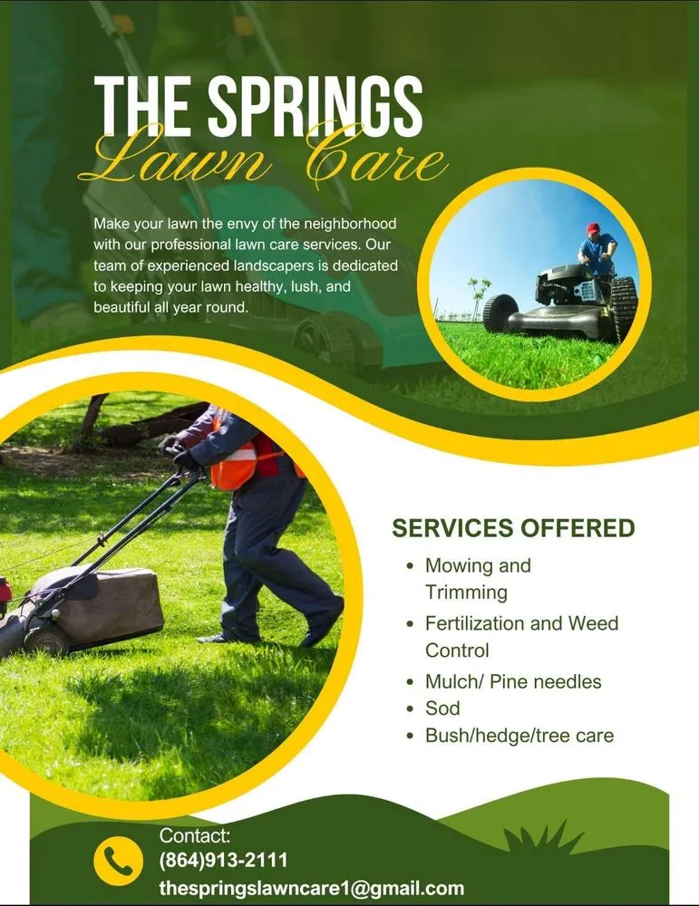 Trusted landscaping services experts serving Boiling Springs, SC - The Springs Lawn Care