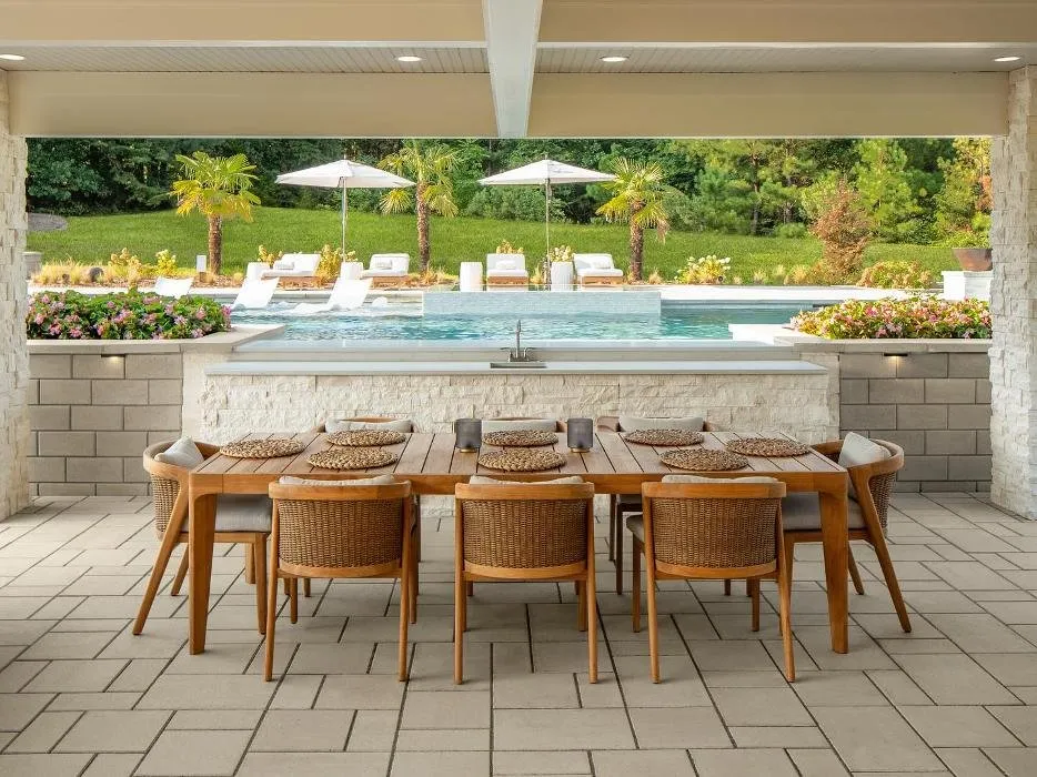 Custom landscape installation for beautiful yards across Concord, NC - The Stone Group Outdoor Specialist