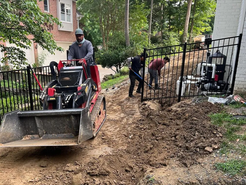 Trusted garden landscaping with custom design in Concord, NC by The Stone Group Outdoor Specialist