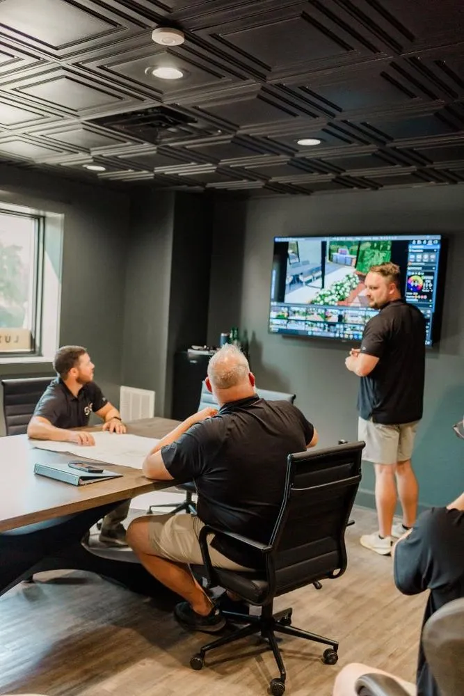 Professional garden landscaping in Concord, NC by The Stone Group Outdoor Specialist