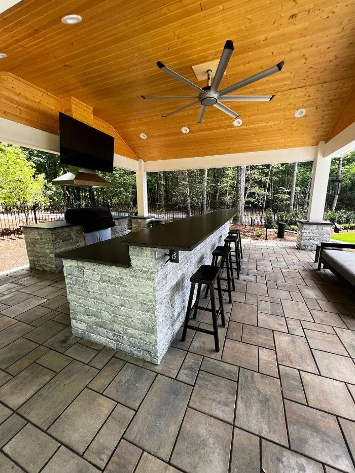 Local yard maintenance for homes in Concord, NC by The Stone Group Outdoor Specialist