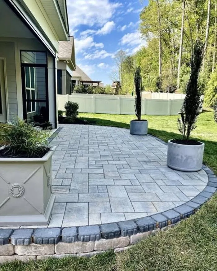 Professional landscape design for year-round maintenance in Concord, NC by The Stone Group Outdoor Specialist
