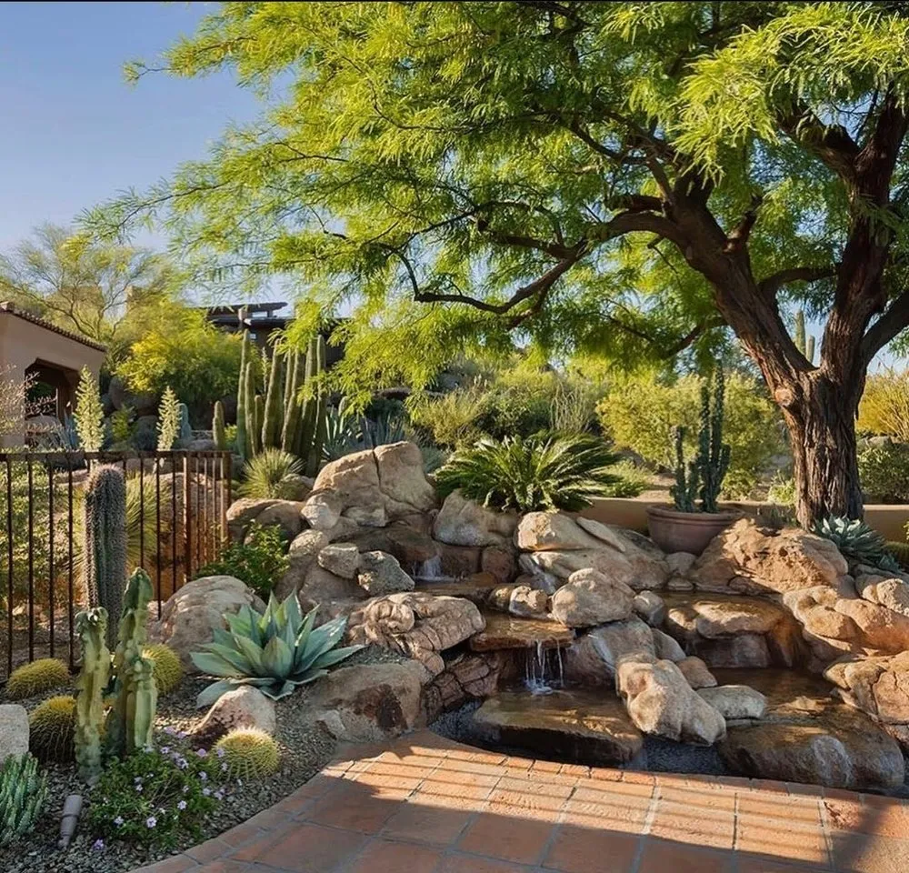 Trusted lawn care service for residential properties in Phoenix, AZ by The Stone Yard