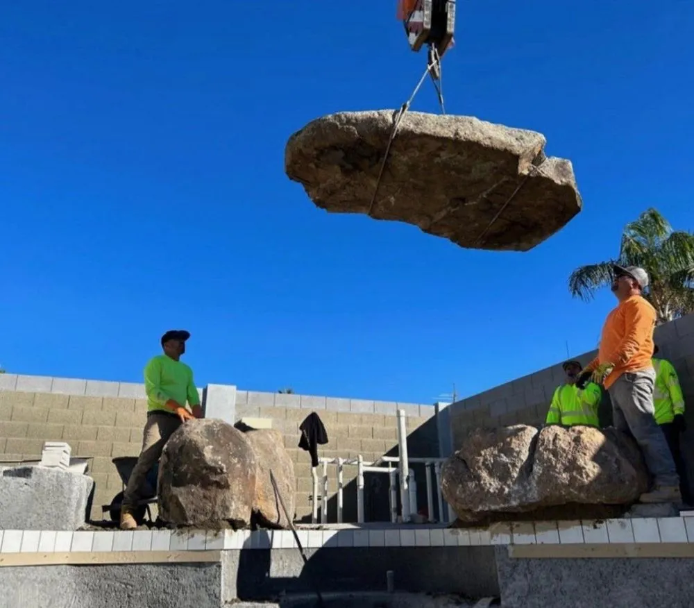 Professional outdoor landscaping for residential properties in Phoenix, AZ by The Stone Yard