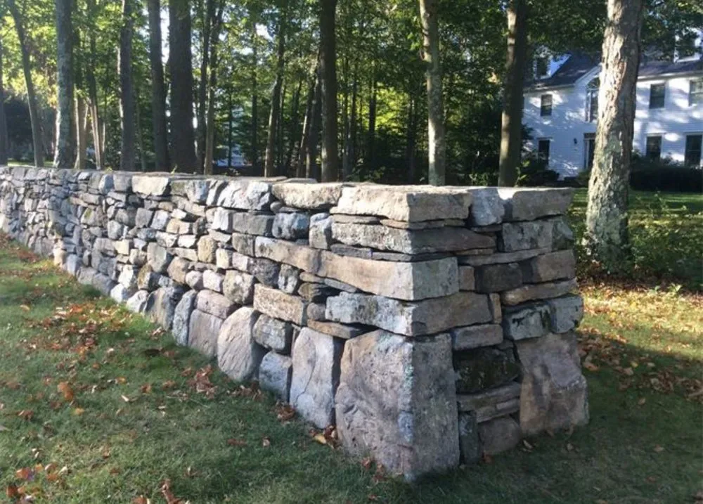 Affordable landscape installation for homes in Killingworth, CT by The StoneScape Company
