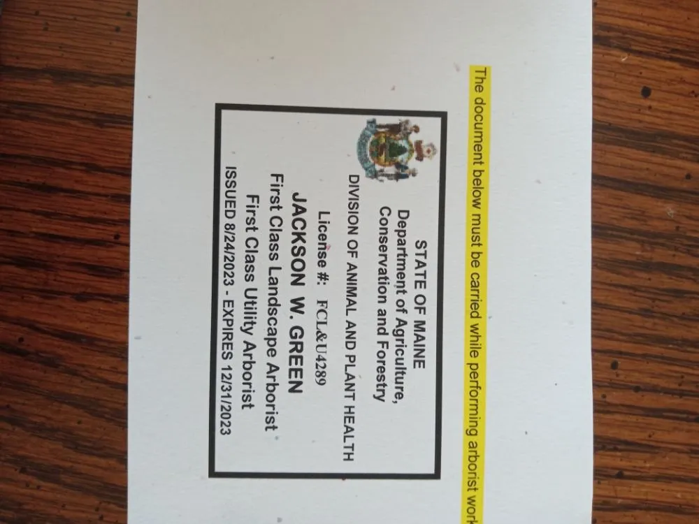 Custom outdoor landscaping for homes in Lincolnville, ME by The Stump Guy