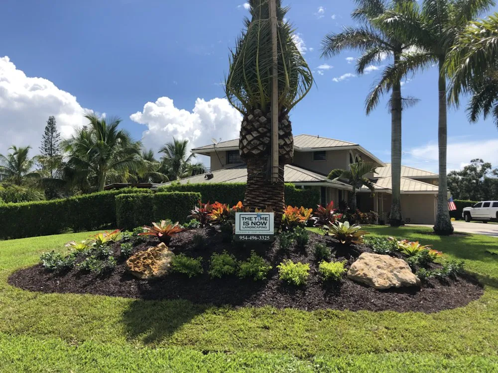 Custom landscaping services in Pembroke Pines, FL by The Time is Now Landscaping