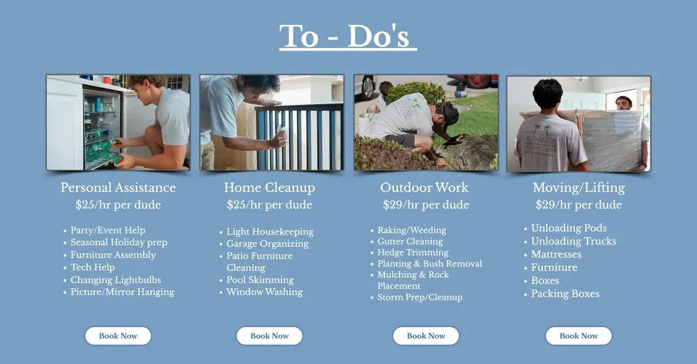 Reliable yard cleanup service for homes in Palm Coast, FL by The To-Do Dudes