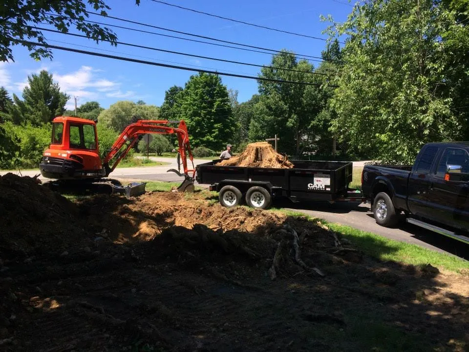 Affordable residential landscaping in Atkinson, NH by The Tractor Guy