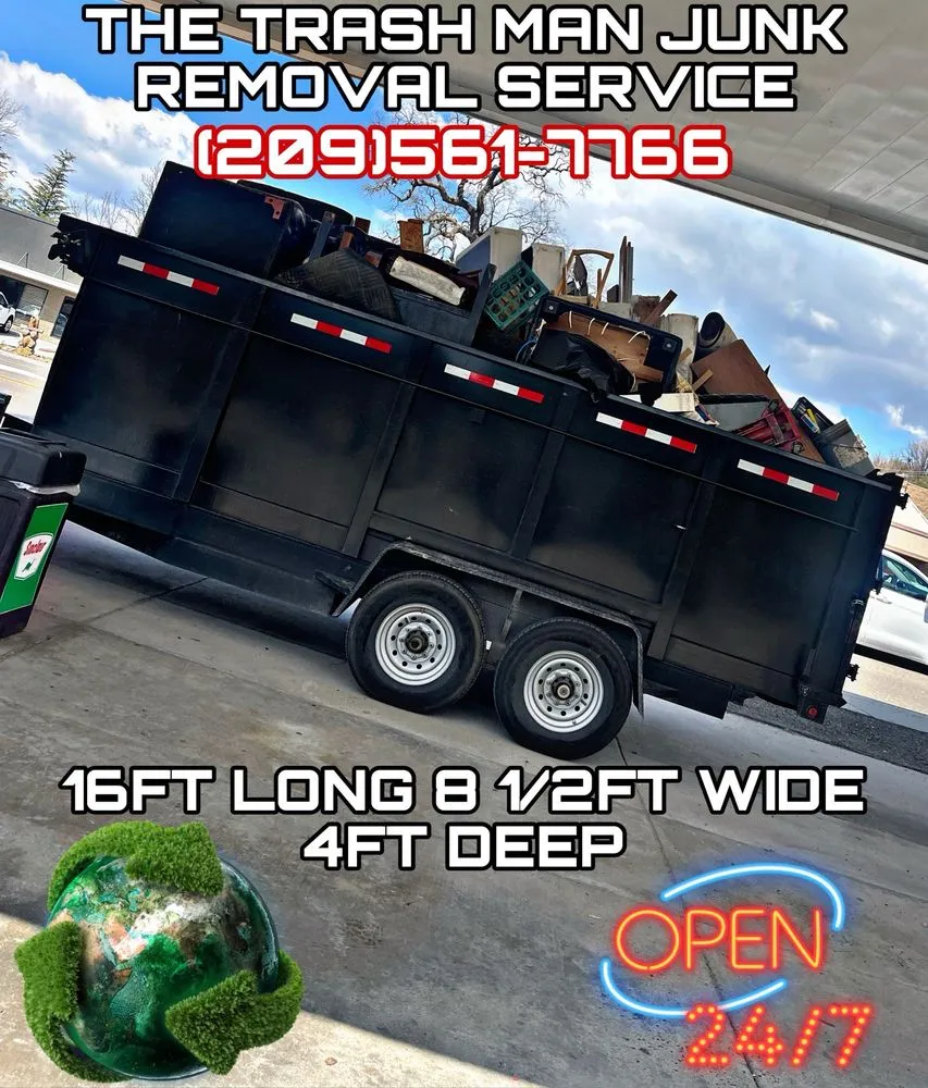 Local landscape installation in Merced, CA by The Trash Man Junk Removal