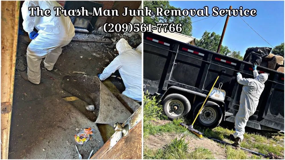 Custom outdoor landscaping in Merced, CA by The Trash Man Junk Removal