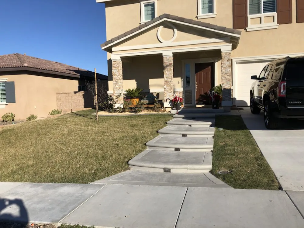 Trusted landscape installation with custom design in Rialto, CA by The Turf Dr