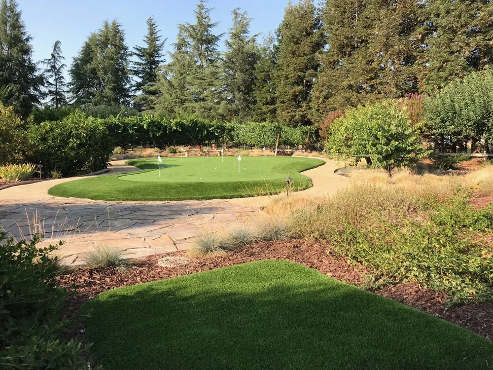 Professional garden landscaping for residential properties in Rancho Cordova, CA by The Turf Man