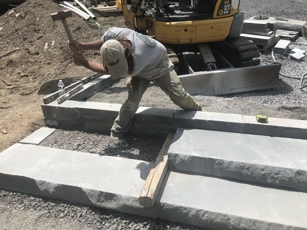 Professional landscape installation in Trumansburg, NY - The Village Greenhouse