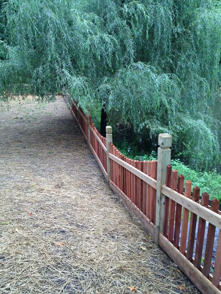 Custom landscape installation in Trumansburg, NY by The Village Greenhouse