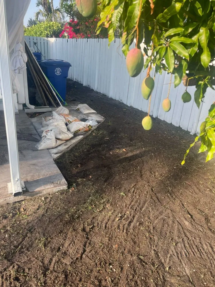 Professional lawn mowing service for residential properties in Davie, FL by The Vision Garden Landscaping