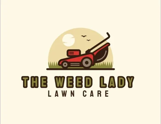 The Weed Lady Lawn Care Logo