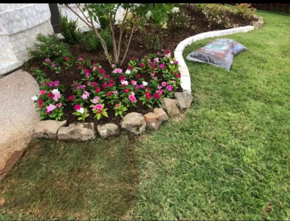 Professional lawn mowing service with custom design across Wylie, TX - The Whole 9 Irrigation and Landscaping