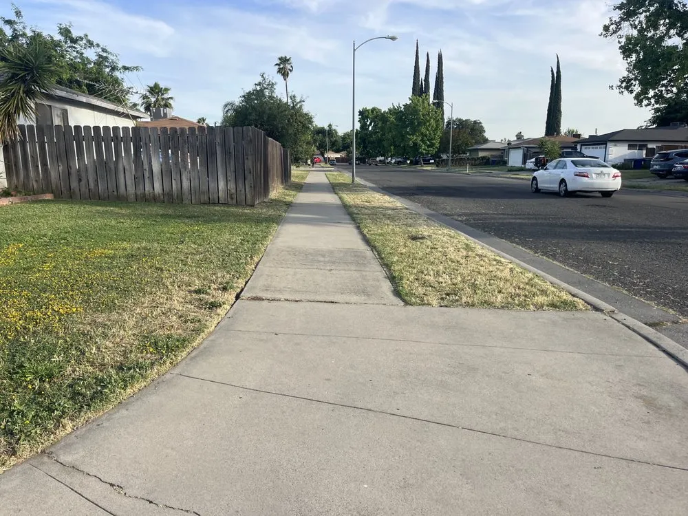 Professional lawn mowing service in Merced, CA by The Whole 9 Yards Handyman And Landscaping Service