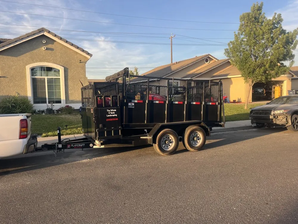 Affordable outdoor landscaping for year-round maintenance across Merced, CA - The Whole 9 Yards Handyman And Landscaping Service