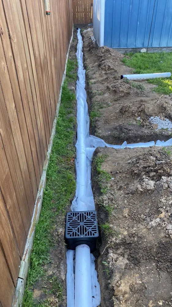 Local landscape installation in Tomball, TX by The Woodlands Custom Landscaping